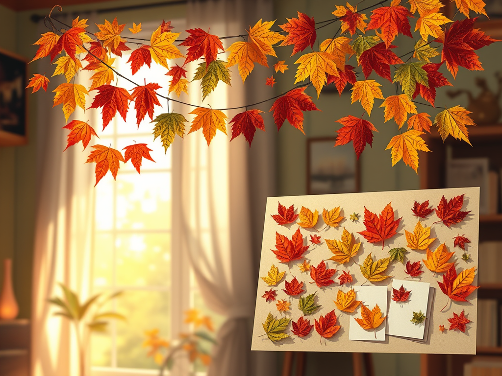 5 bricolages d’automne avec des feuilles mortes 🍂