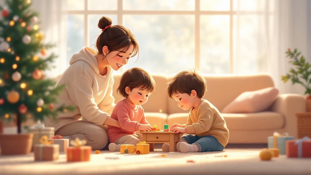 🎄 Après Noël avec des tout-petits : reprendre le rythme en douceur (et sans culpabilité)