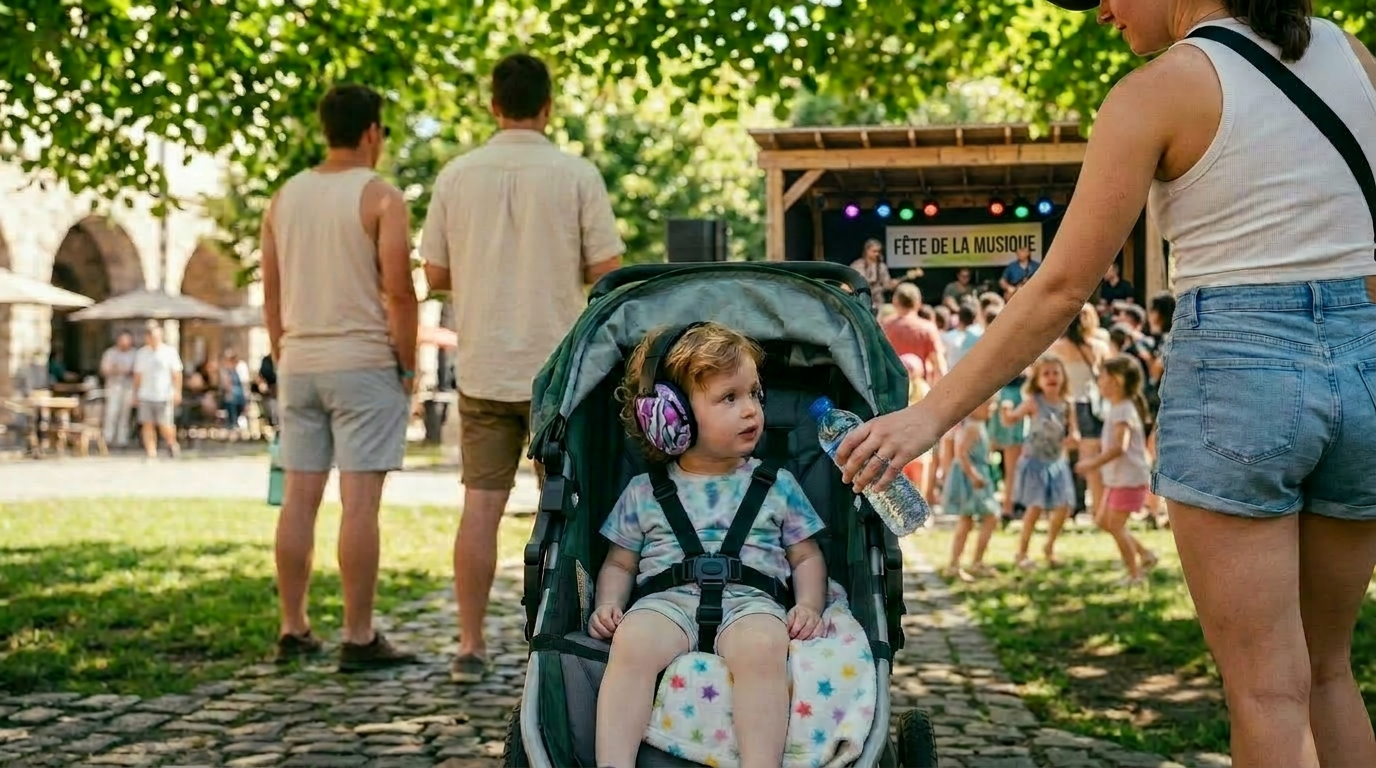 🎵 Fête de la musique avec bébé ou jeune enfant : comment en profiter en famille sans stress